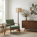 Wabi-Sabi Solid Wood Table Lamp Horix – Lifestyle View 3