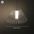 Vesperis Pendant Light – Style Umbrella Cone, Ø60xH38cm