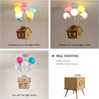 Balloon House LED Nursery Ceiling Light – Orbivox – Glow On/Off & Real Shot