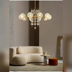 Frosted Glass Bubble Sputnik Chandelier – Nivora