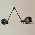 Industrial Iron Swing Arm Wall Sconce – Svrix – Hero Shot