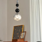 Beaded Chain Glass Globe Pendant Centralis — lifestyle view