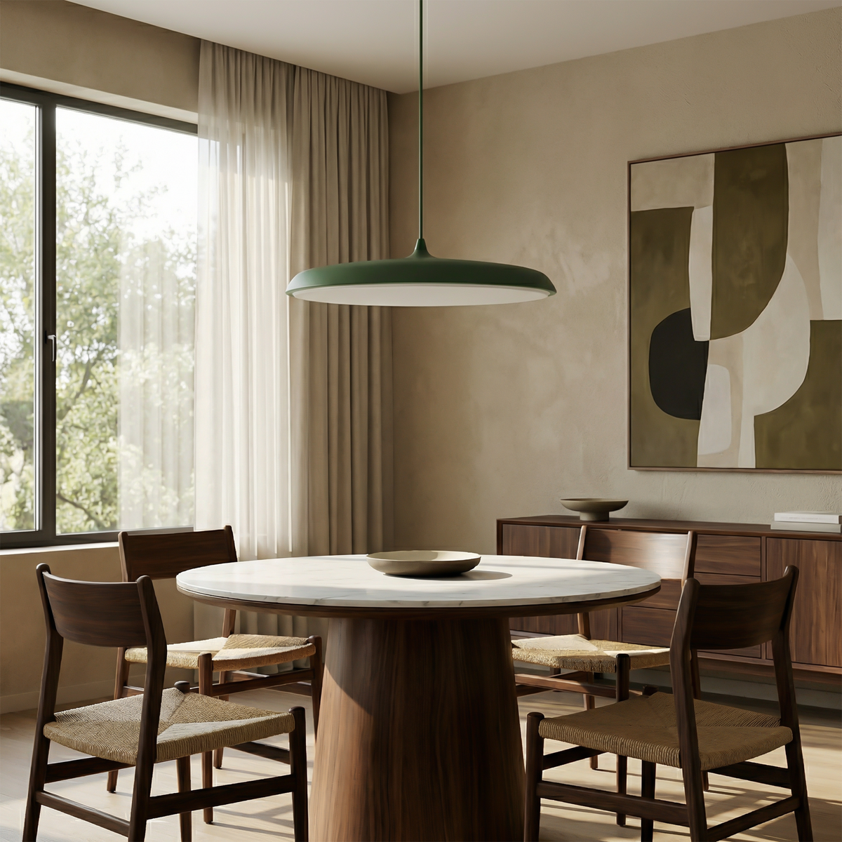 Matte Metal Dome Pendant Light Belrano – Product Detail 11