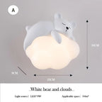 Softholm - Bear on Mini Cloud design, dimensions 23x20x9cm