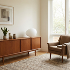 Hand-Formed Ceramic Floor Lamp Axiron – Lifestyle View 4