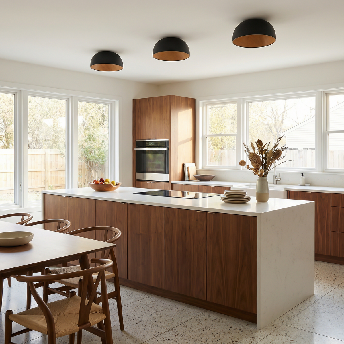 Modern Metal Ceiling Light Glormon