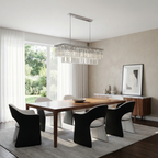 Stainless Steel Linear Chandelier Corveaux – Lifestyle View 3
