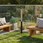 Modern Aluminum Outdoor Bollard Light Vertano – 200 cm