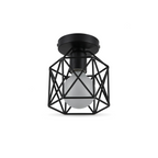 Geometric Wire Cage Ceiling Light Vexion – Lifestyle View 3