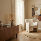 Mouth-Blown Glass Table Lamp Dervix – Lifestyle View 4