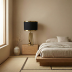 Minimalist Premium Designer Bedside Lamp Solenne – Lifestyle View 2