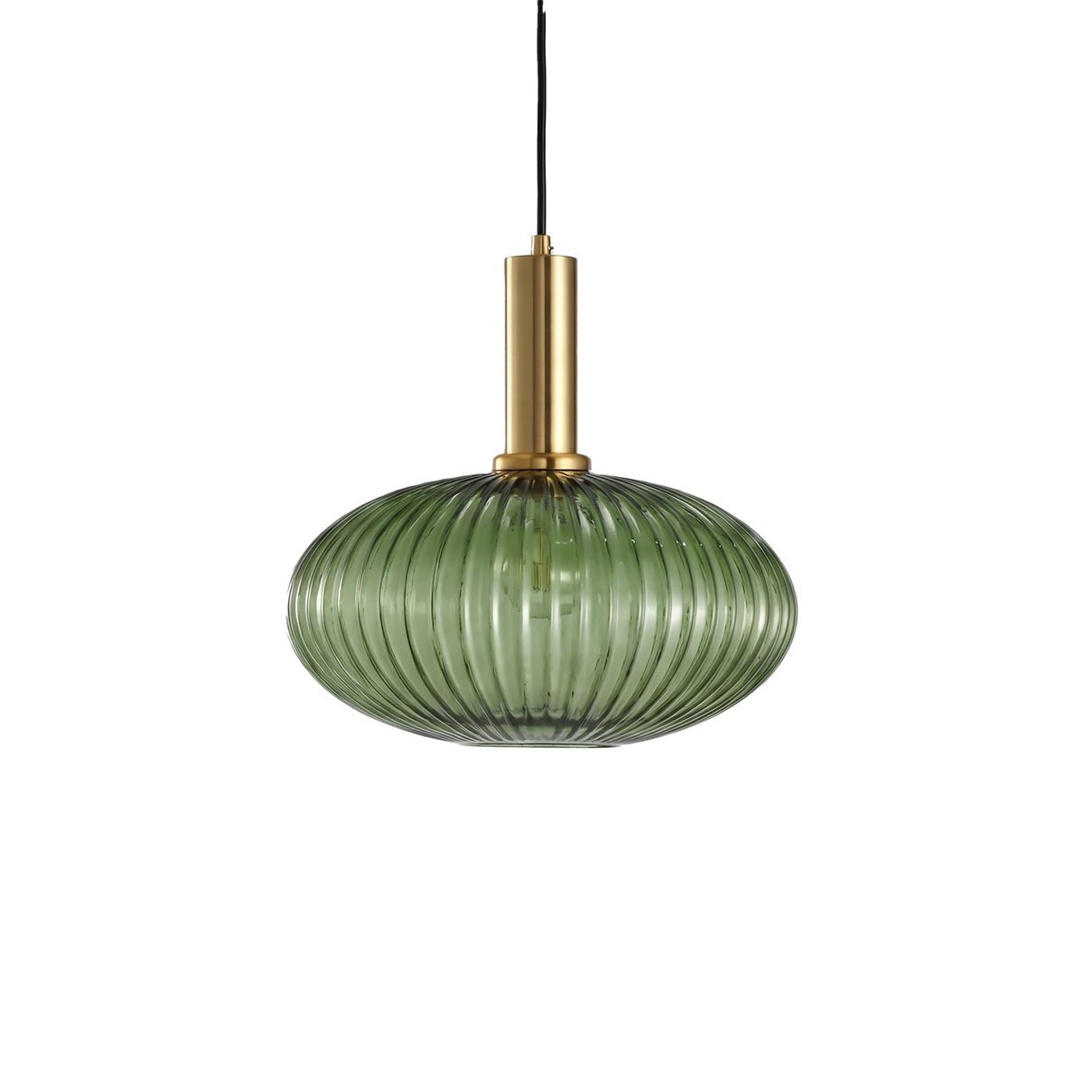 Glass Smoked Pendant Light Halion