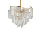 Hand-Blown Crystal Teardrop Chandelier Cermon – Product Detail 5