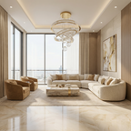 Cascading Crystal Ring Chandelier Crystallex – Studio View