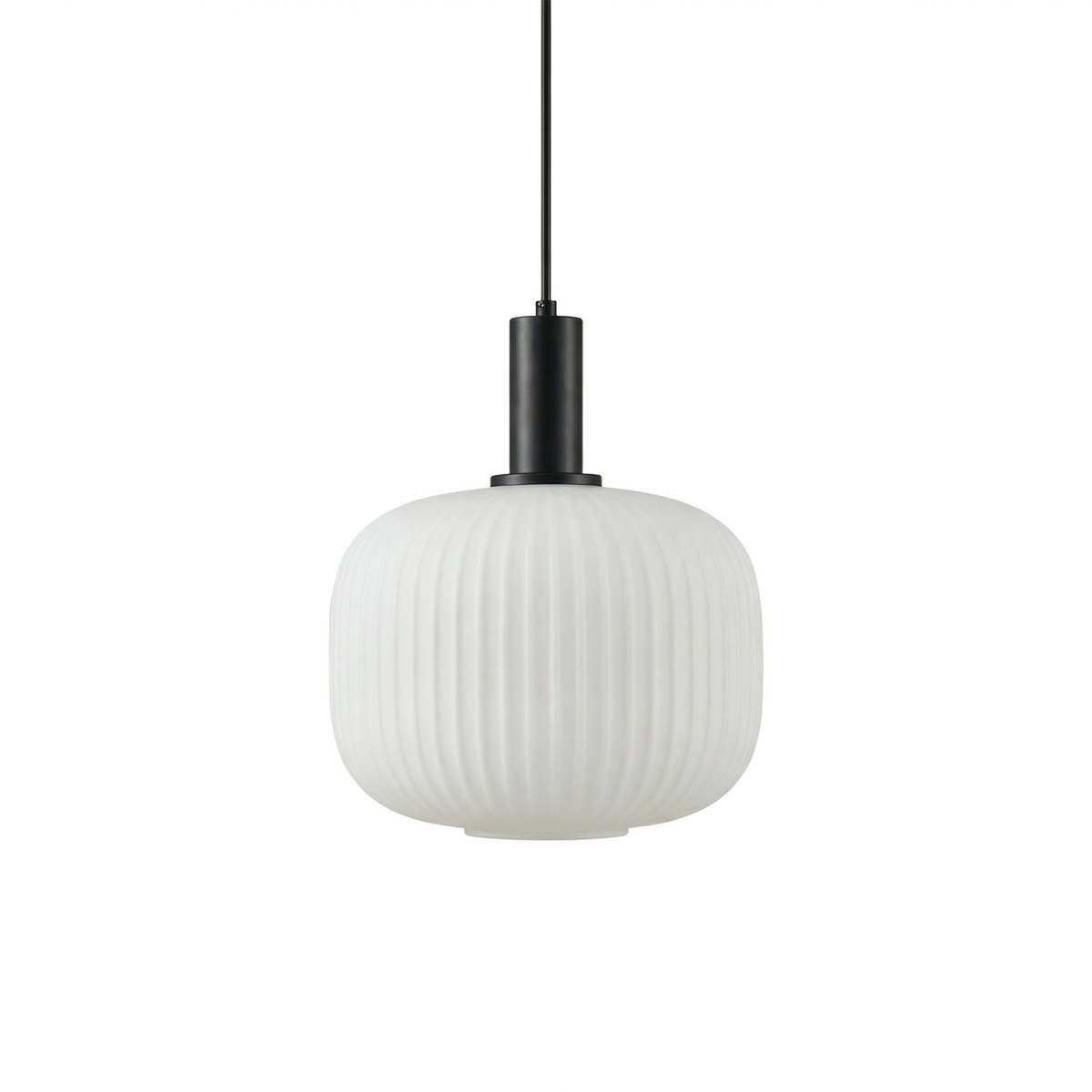 Nordic Opal Glass Cylinder Pendant Meridox – Lifestyle View 3