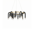Minimalist Aluminum Linear Chandelier Velanto – Lifestyle View 3