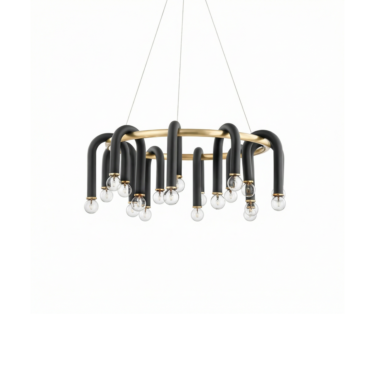 Minimalist Aluminum Linear Chandelier Velanto – Lifestyle View 3