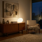 Hand-Formed Ceramic Floor Lamp Axiron – Lifestyle View 2