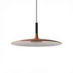 Matte Metal Disc Pendant Light Solanto – Lifestyle View 3