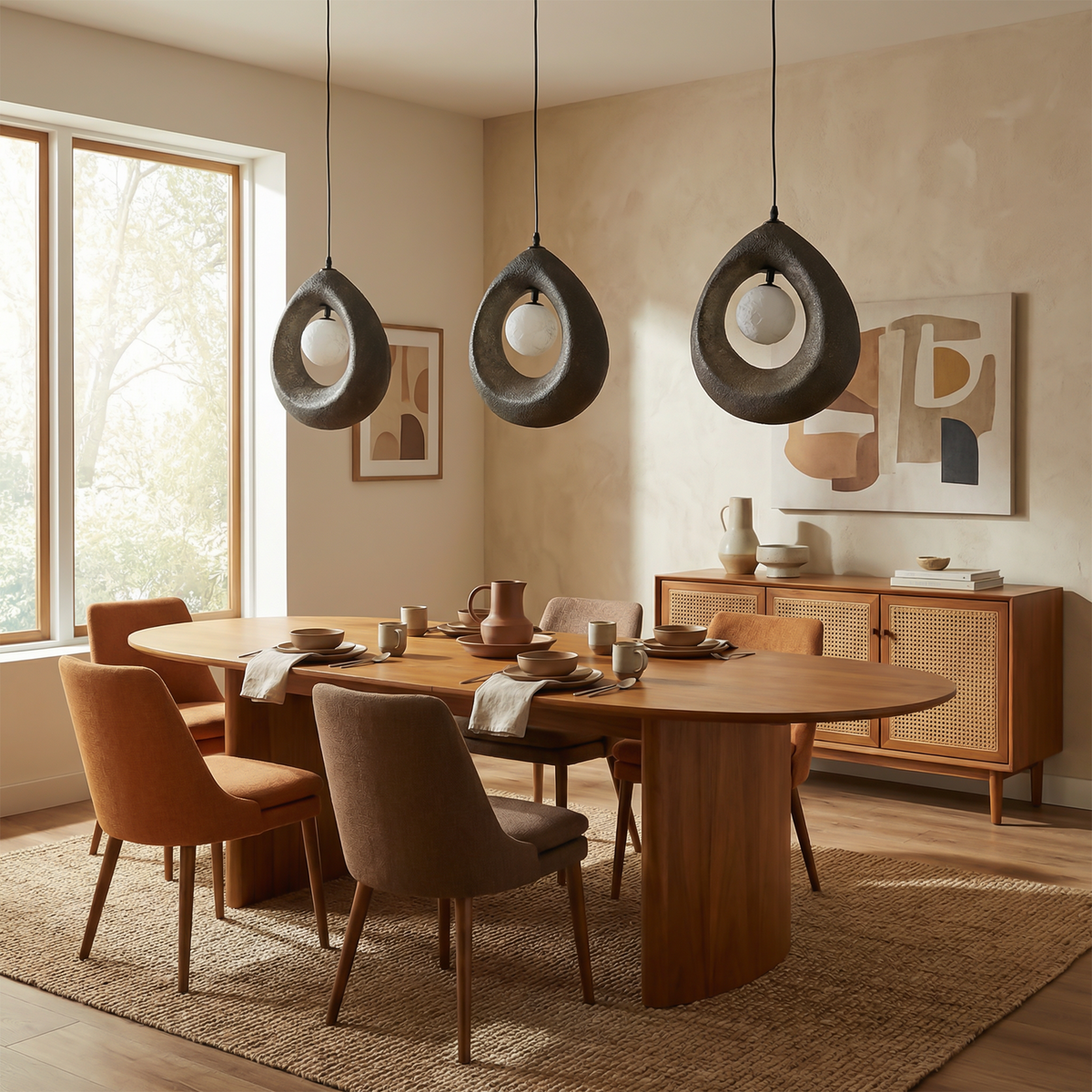 Organic Stone Pebble Pendant Light Cadmon – Product Detail 14