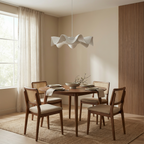Sculptural Wave Pendant Light Daelo - Lifestyle Dining Room