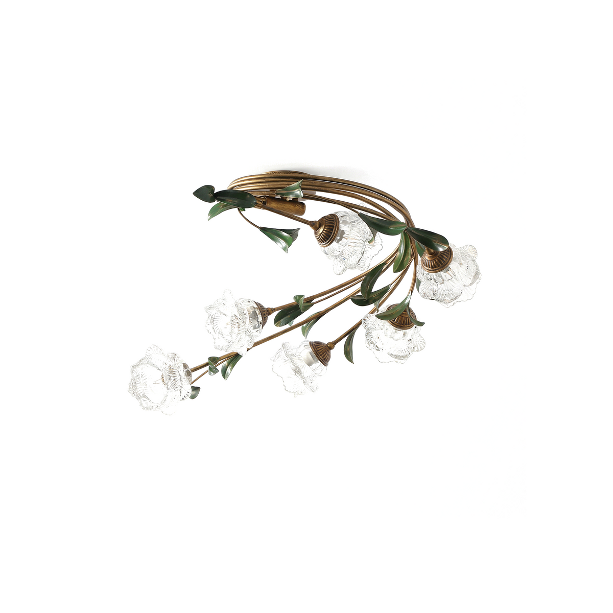 Modern Metal Glass Flush Mount Ceilara – Lifestyle View 3