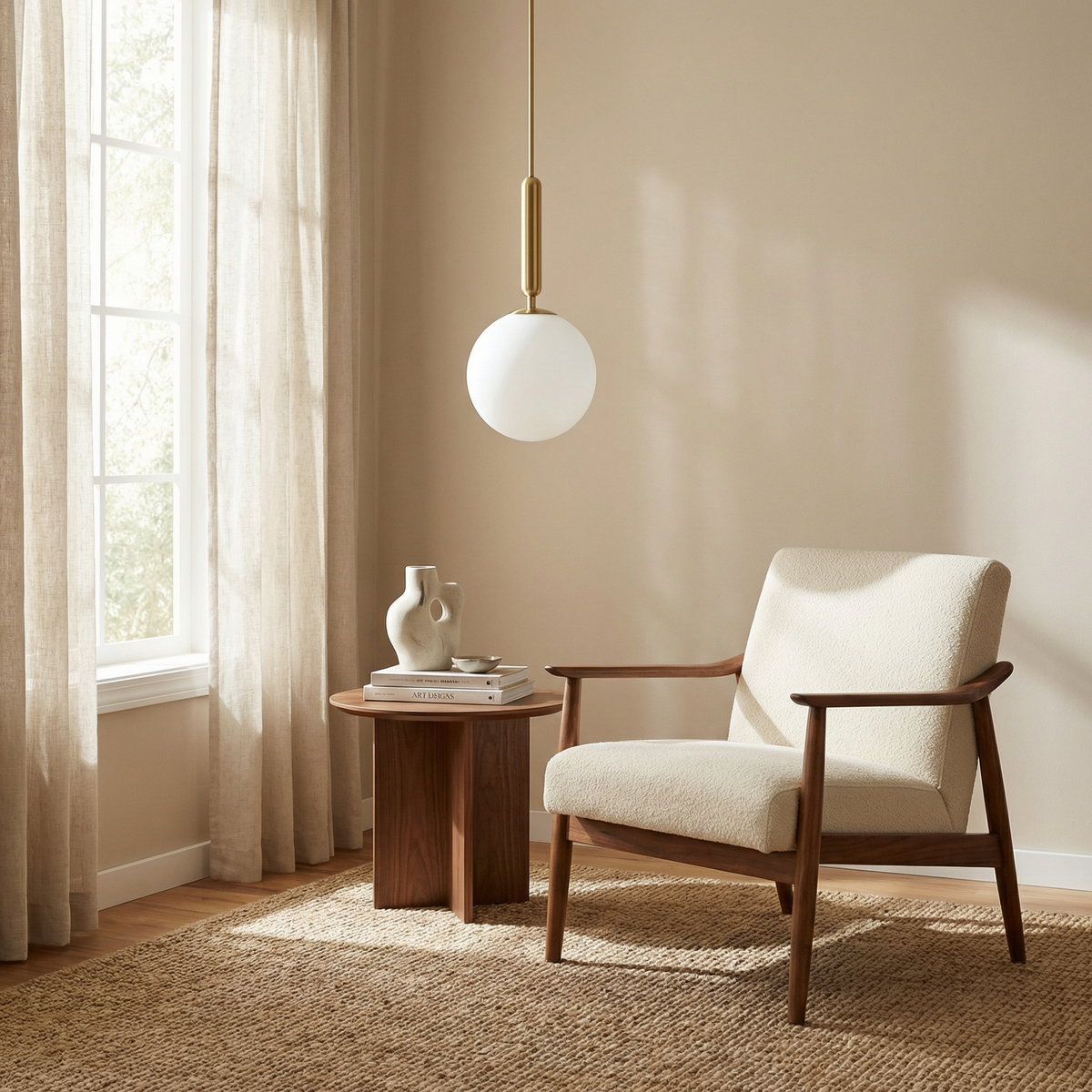 Contemporary Metal Globe Pendant Light Spherion – Product Detail 6