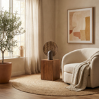 Resin Cylinder Table Lamp Florovix – Lifestyle View 3
