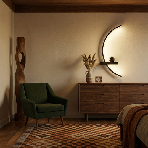 Elongated Linear Wall Sconce Biareth – Lifestyle View 2