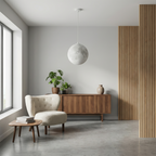 Refined Metal Cylinder Pendant Light Gilox – Lifestyle View 4