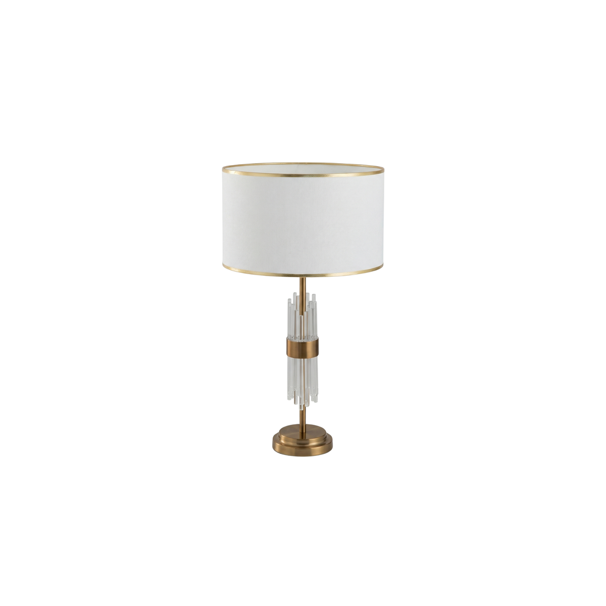 Minimalist Fabric Shade Table Lamp Velantis – Lifestyle View 2