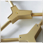 Caeston chandelier brass joint detail close-up