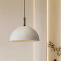 Oversized Textured Stone-Finish Dome Pendant Light – Warven – Product Detail 7