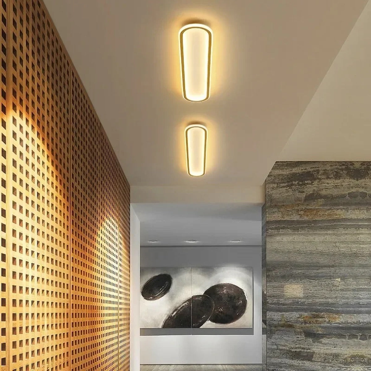 Oval LED Flush Ceiling Light – Velantro – Product Detail 6