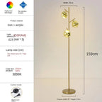 Sculptural Soft Gold Floor Lamp Ambris – Product Detail 8
