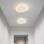 Organic Pebble Flush Ceiling Light – Veilora – Lifestyle View 3