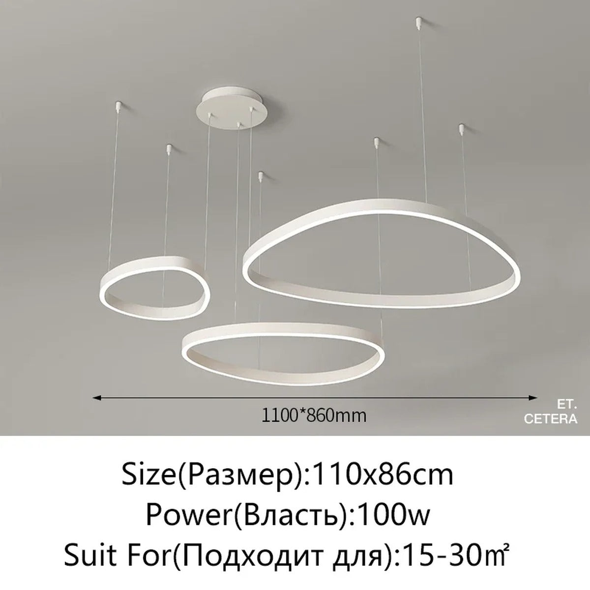 Celestial Ring LED Chandelier Lumara – Product Detail 11