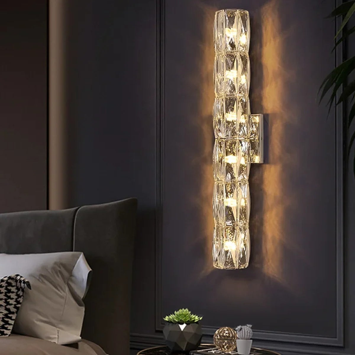 Architectural Minimalist Wall Sconce Structon – Lifestyle View 4