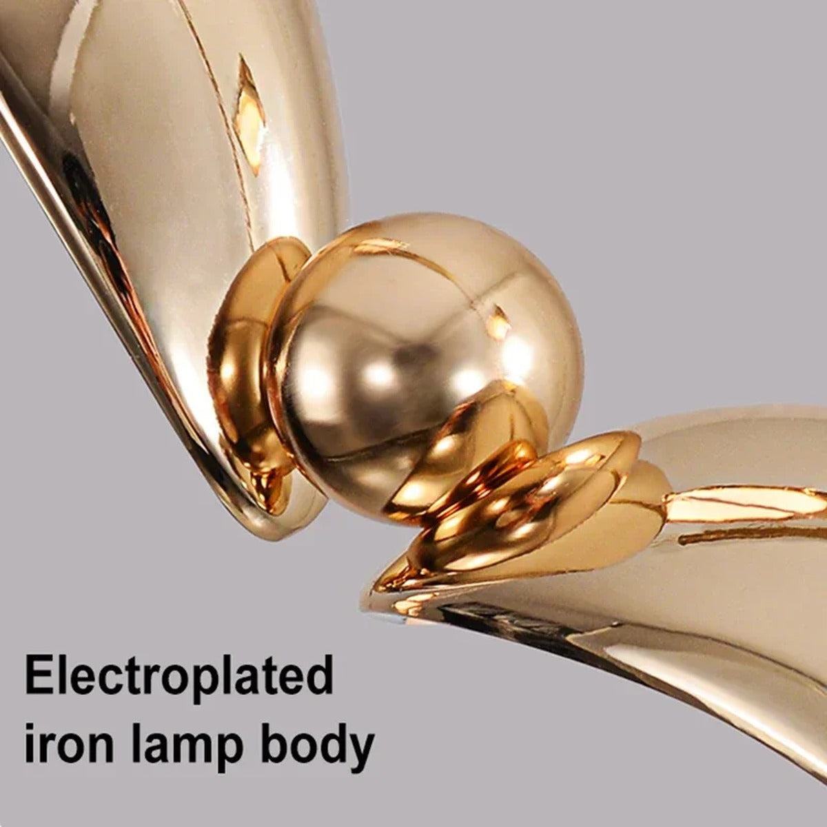 Polished Gold Wing Wall Sconce – Xarventh – Product Detail 6