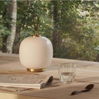 Portable Glass Globe Cordless Table Lamp – Harlixon – Hero Shot