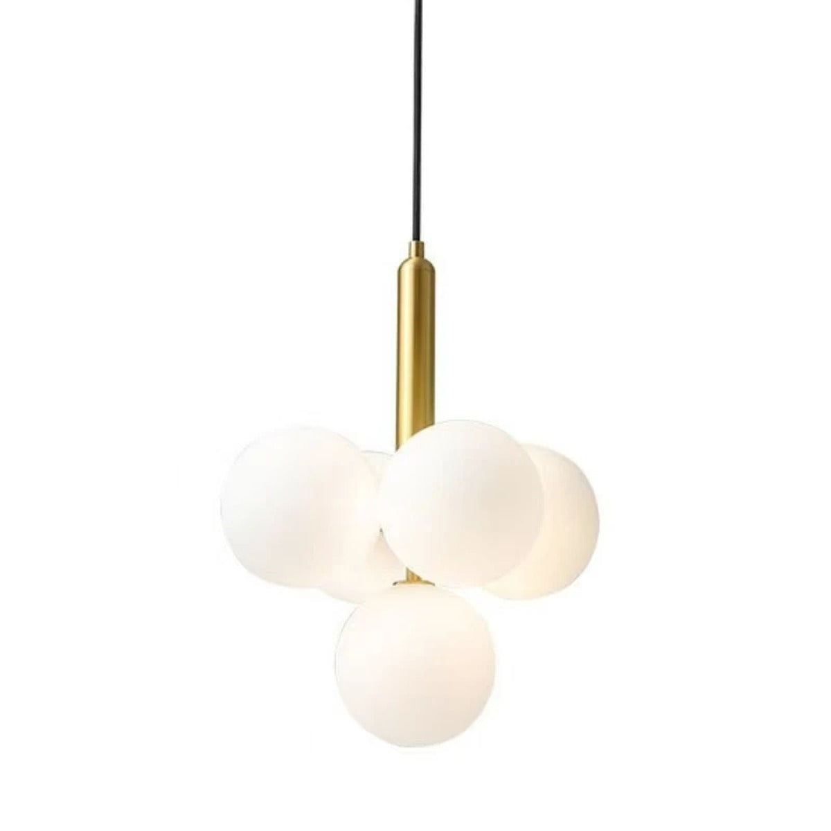 Brass Cluster Glass Sphere Pendant Orvelo – Product Detail 6