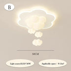 Fjordel cloud cluster tiered LED ceiling light kids nursery