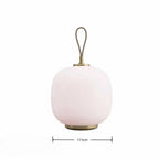 Portable Glass Globe Cordless Table Lamp – Harlixon – Product Detail 7