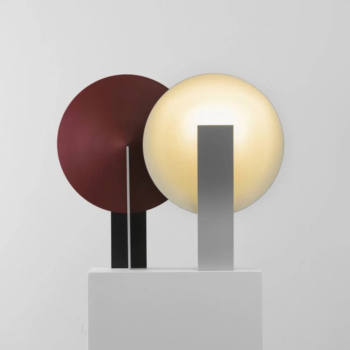Bauhaus Disc Table Lamp – Serenvo – Lifestyle View 2