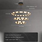 Modern Chandelier Velelix — Dia110cm 3