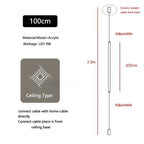 Slim Vertical LED Tube Pendant Light – Serenthis – Product Detail 10