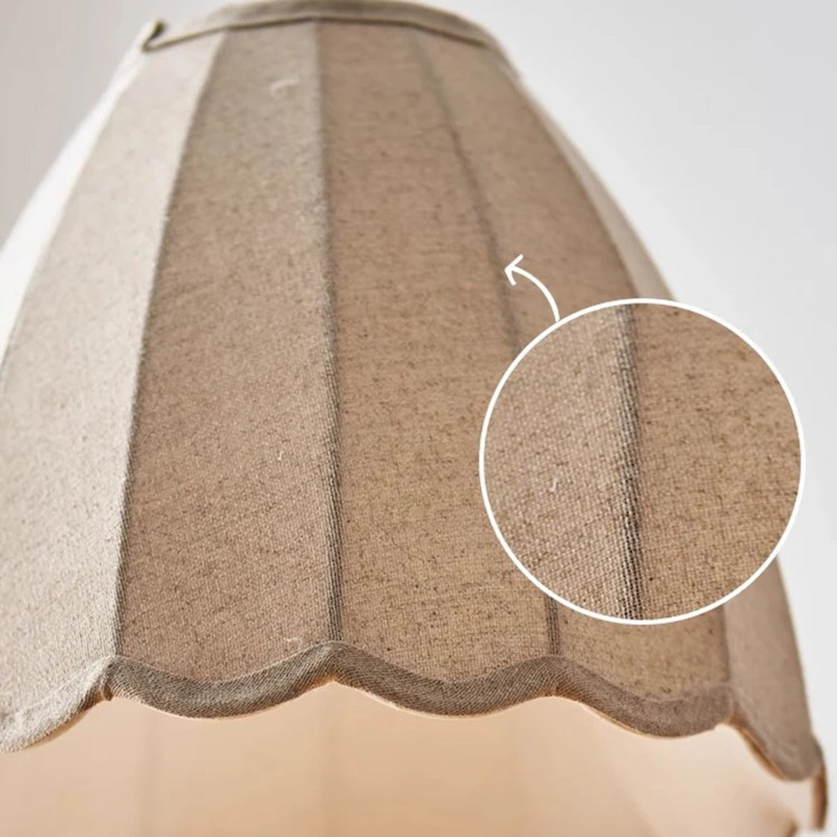 Pleated Linen Dome Pendant & Bar Light – Xevanth – Product Detail 6