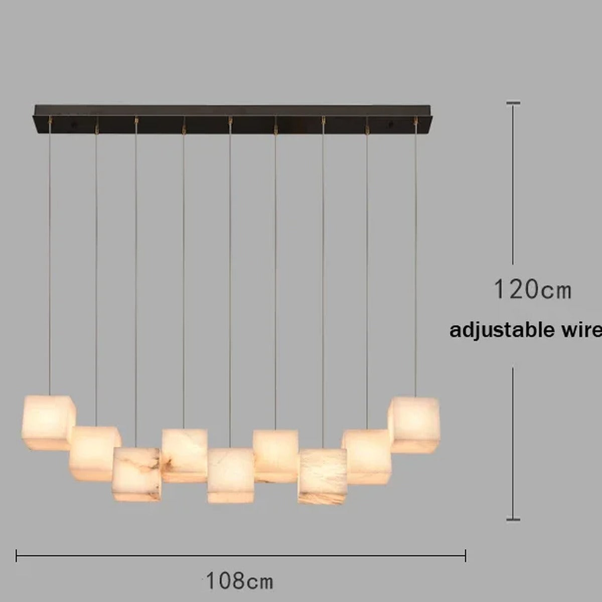 Rectalux — 10-Cube Linear Bar, 108 cm
