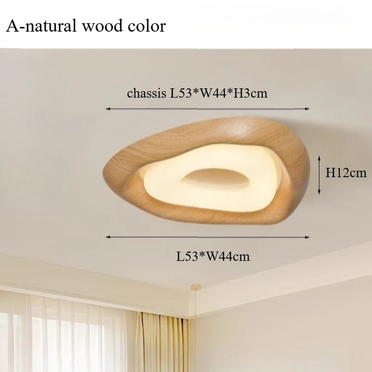 Organic Molten Form Flush Ceiling Light – Celarix – Product Detail 16