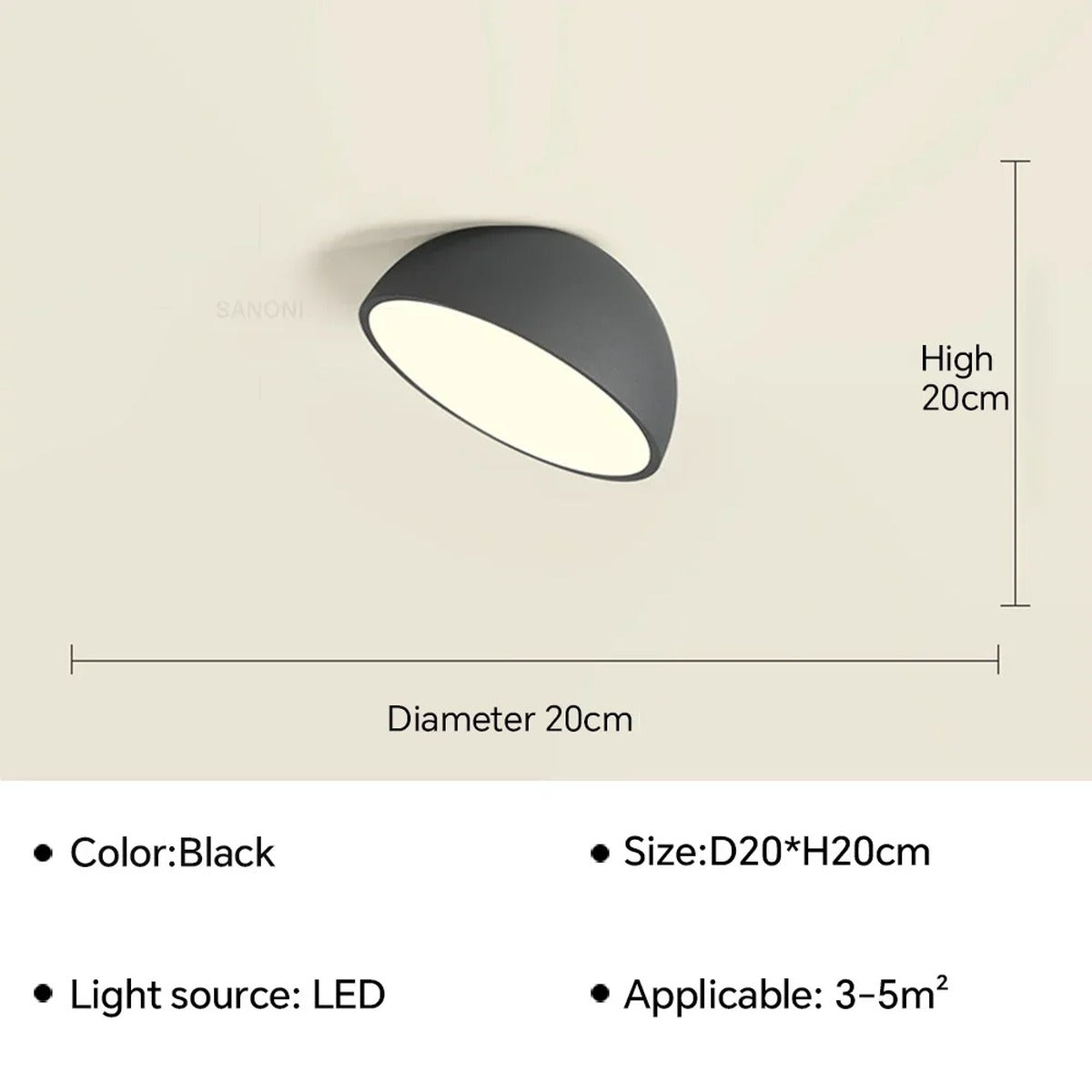 LED Bubble Cluster Flush Ceiling Light – Harvenis – Product Detail 7